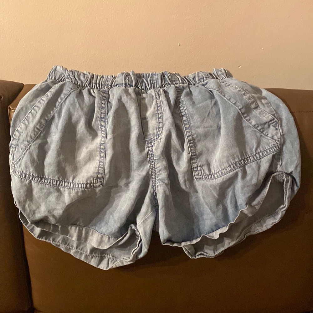 Blue shorts